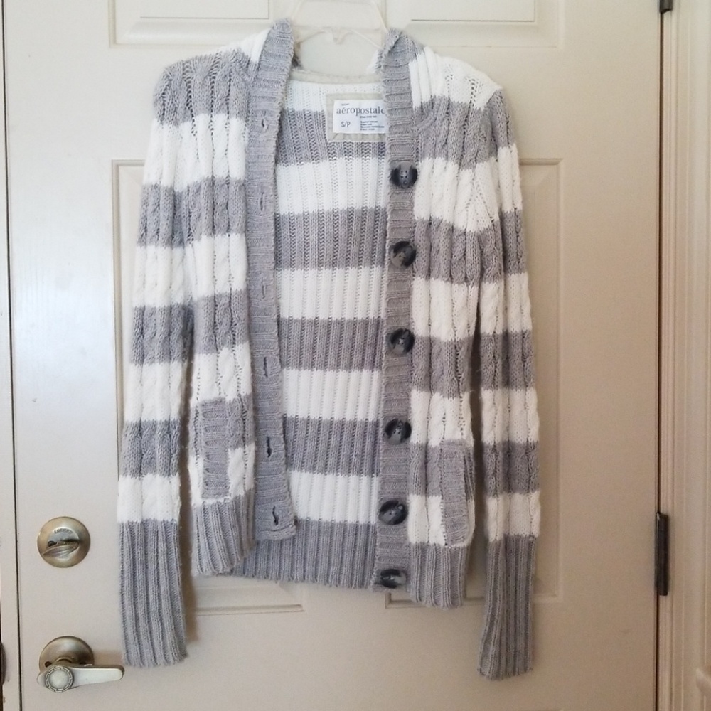 Button up sweater